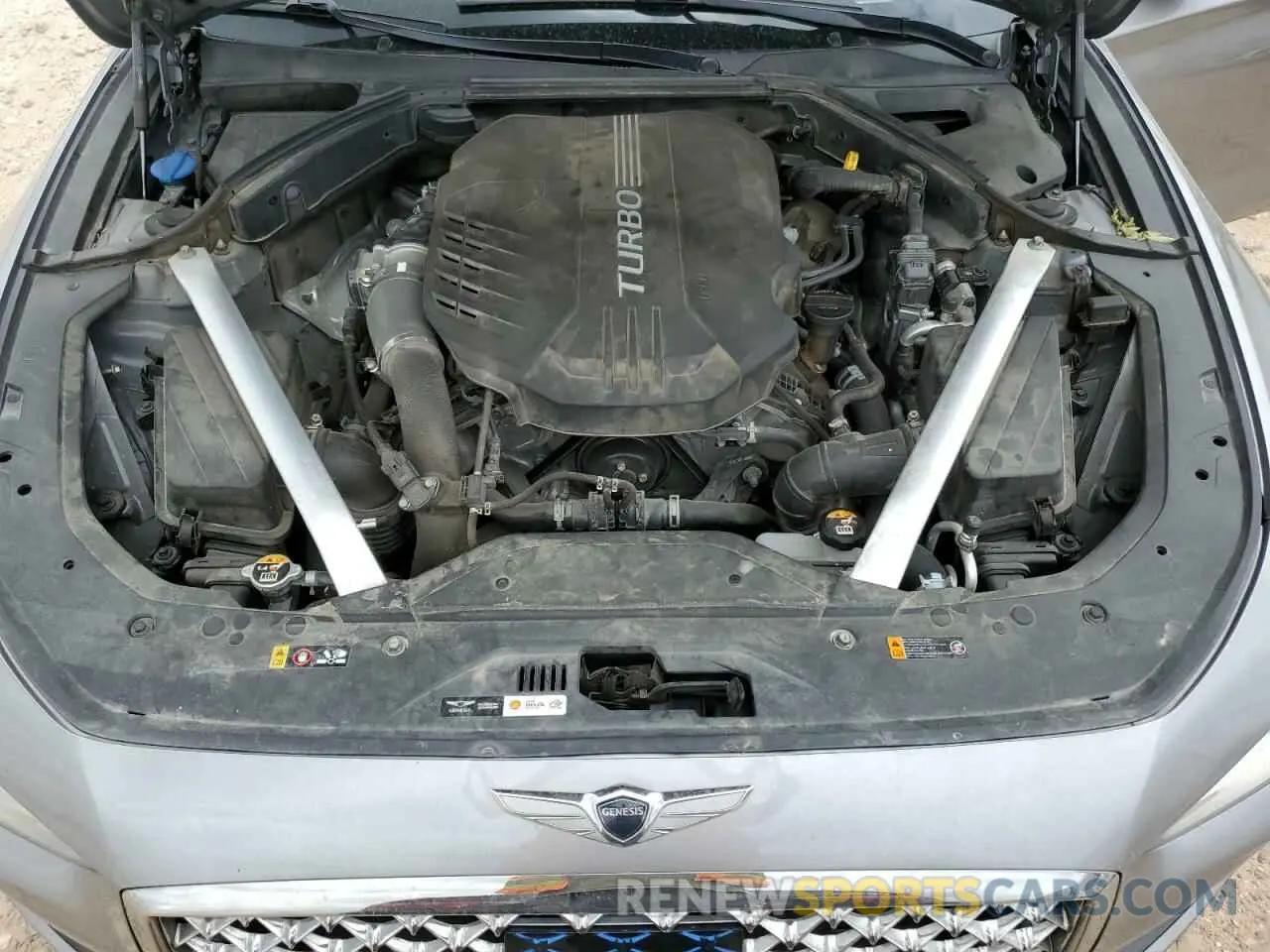 11 Photograph of a damaged car KMTG34LE2LU063944 GENESIS G70 2020
