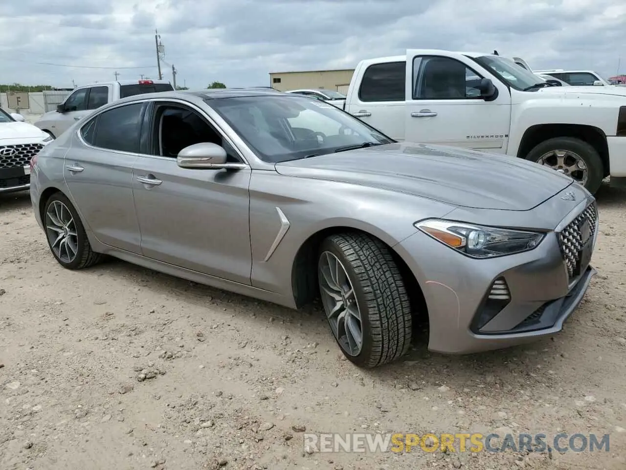 4 Photograph of a damaged car KMTG34LE2LU063944 GENESIS G70 2020