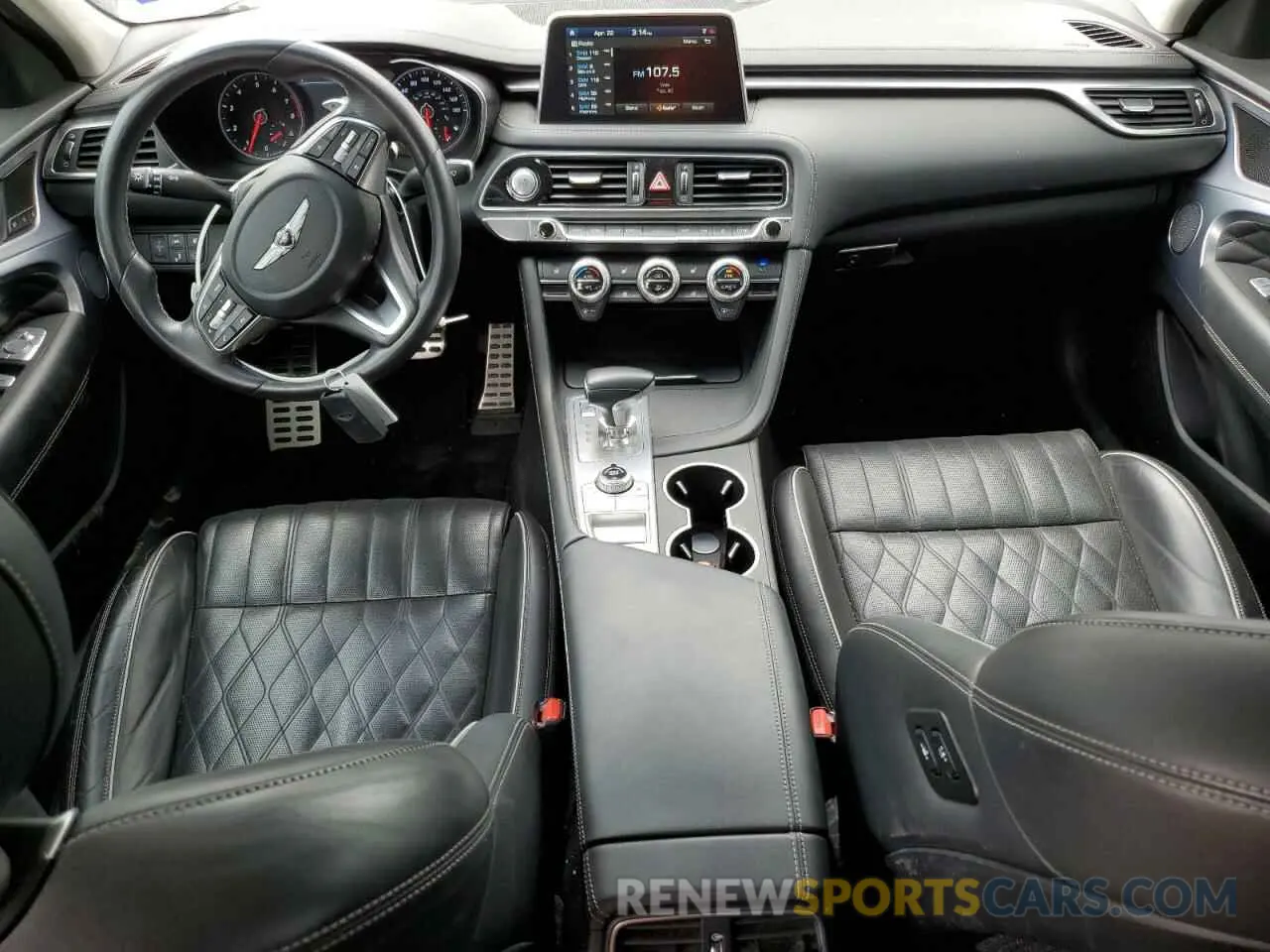 8 Photograph of a damaged car KMTG34LE2LU063944 GENESIS G70 2020