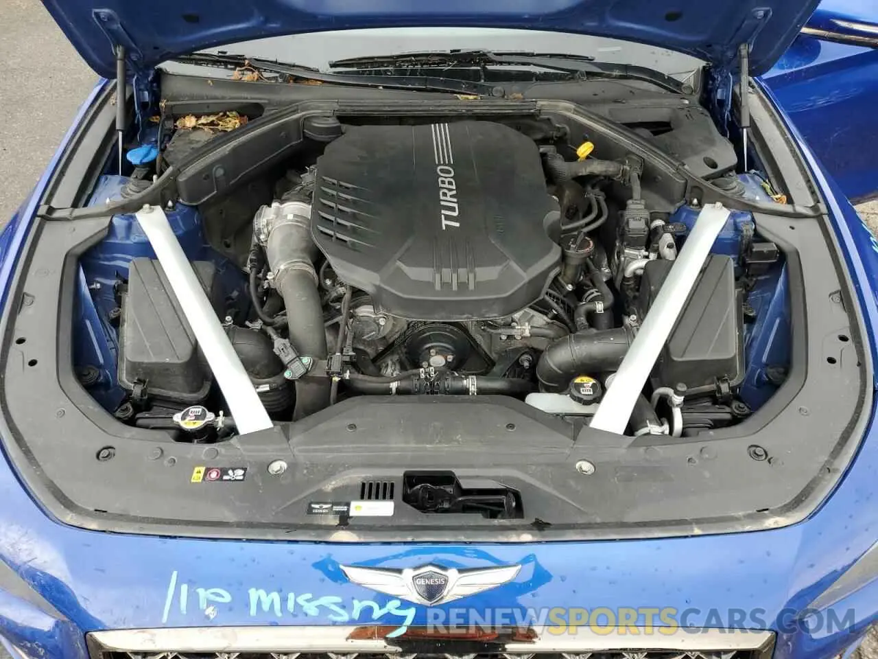 11 Photograph of a damaged car KMTG34LE3LU047042 GENESIS G70 2020