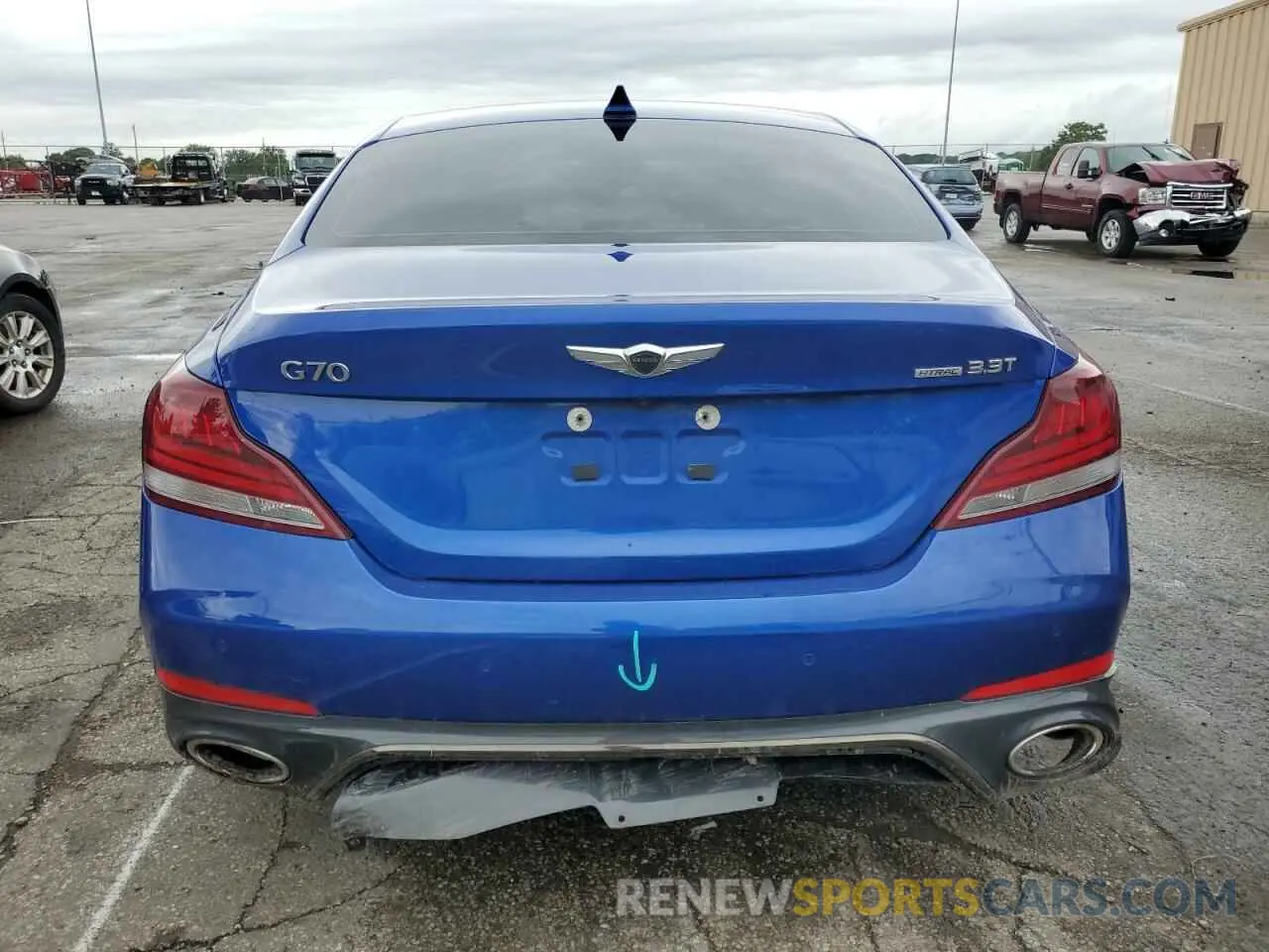 6 Photograph of a damaged car KMTG34LE3LU047042 GENESIS G70 2020