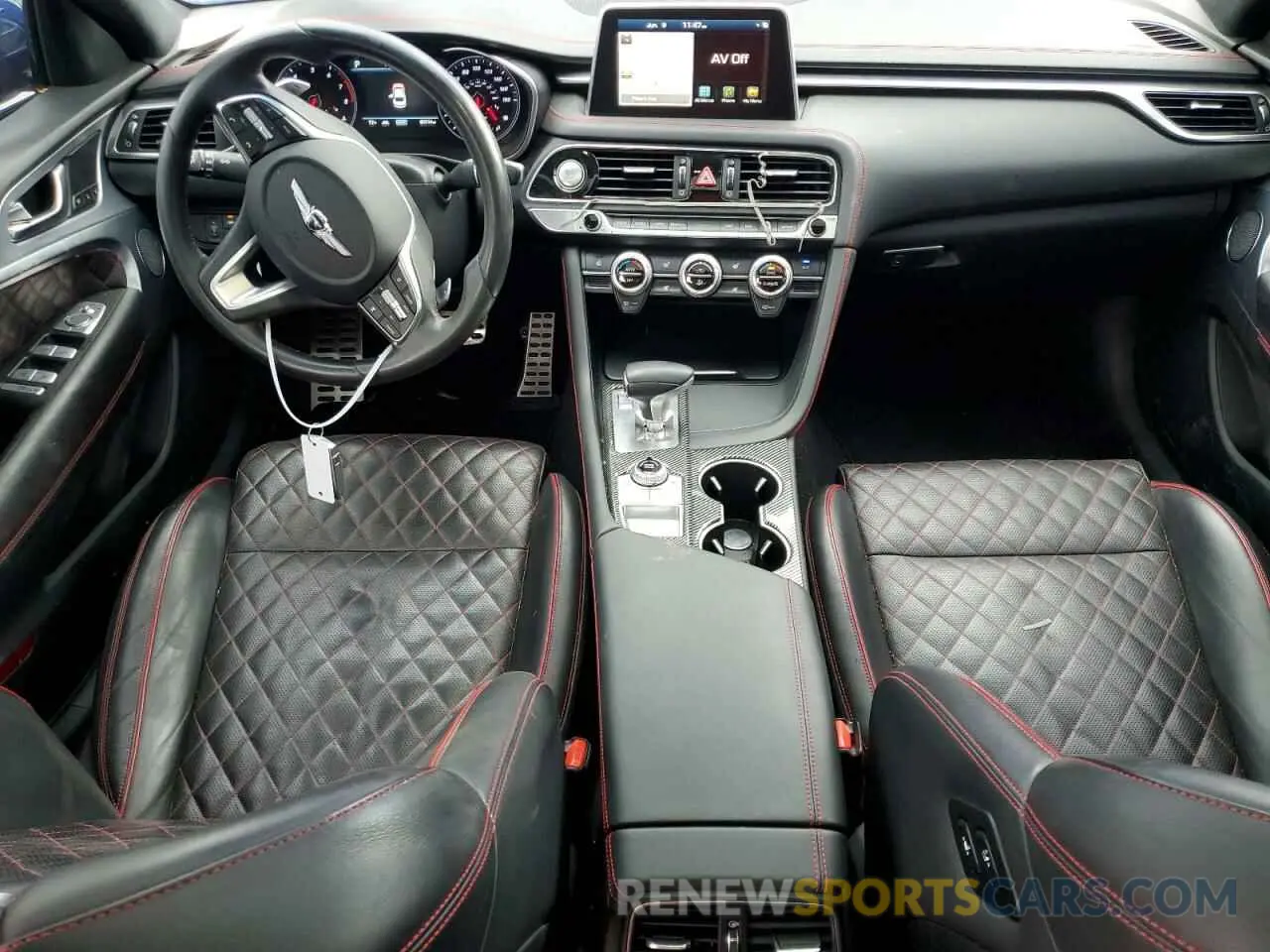 8 Photograph of a damaged car KMTG34LE3LU047042 GENESIS G70 2020