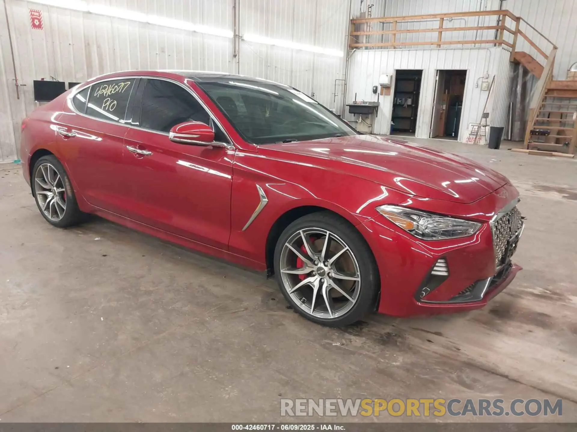 1 Photograph of a damaged car KMTG34LE3LU051639 GENESIS G70 2020