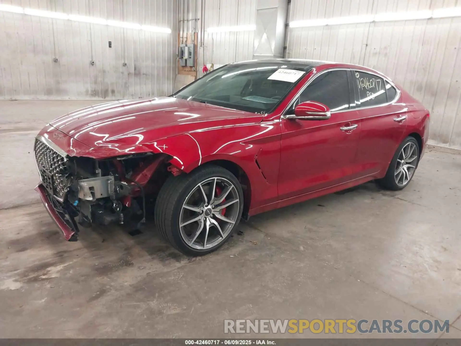 2 Photograph of a damaged car KMTG34LE3LU051639 GENESIS G70 2020