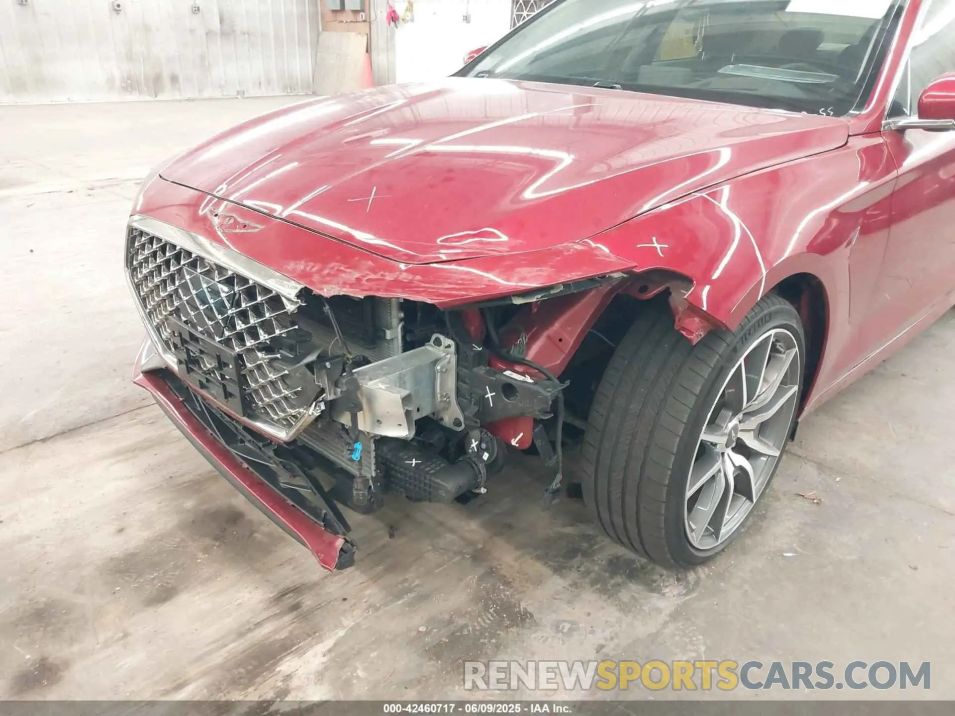 6 Photograph of a damaged car KMTG34LE3LU051639 GENESIS G70 2020