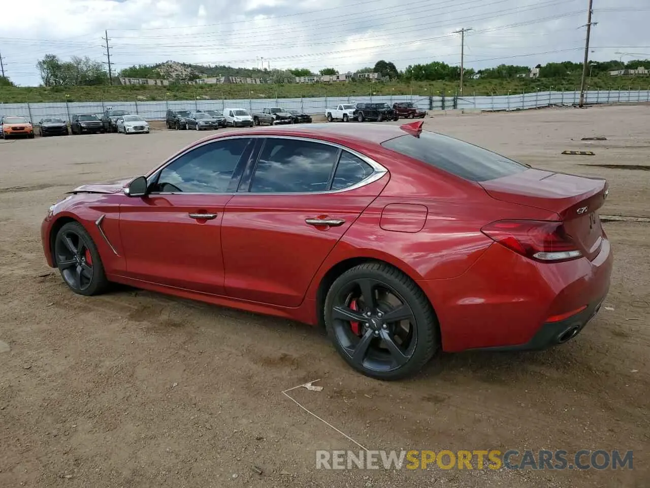 2 Photograph of a damaged car KMTG34LE6LU064126 GENESIS G70 2020