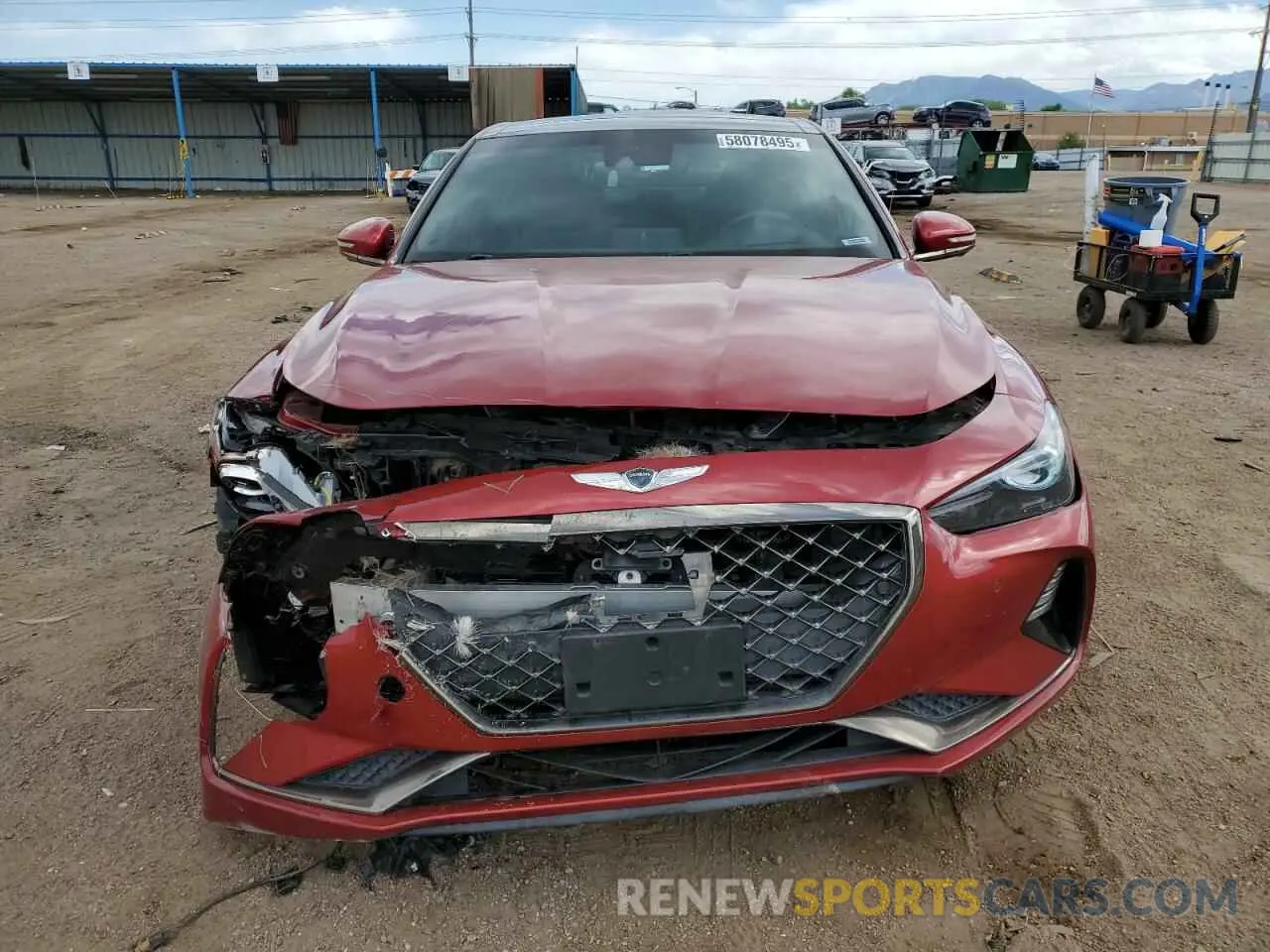 5 Photograph of a damaged car KMTG34LE6LU064126 GENESIS G70 2020