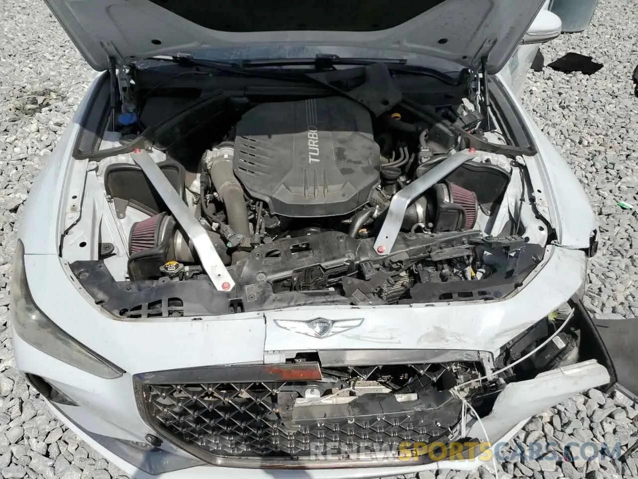 11 Photograph of a damaged car KMTG34LE7LU049070 GENESIS G70 2020