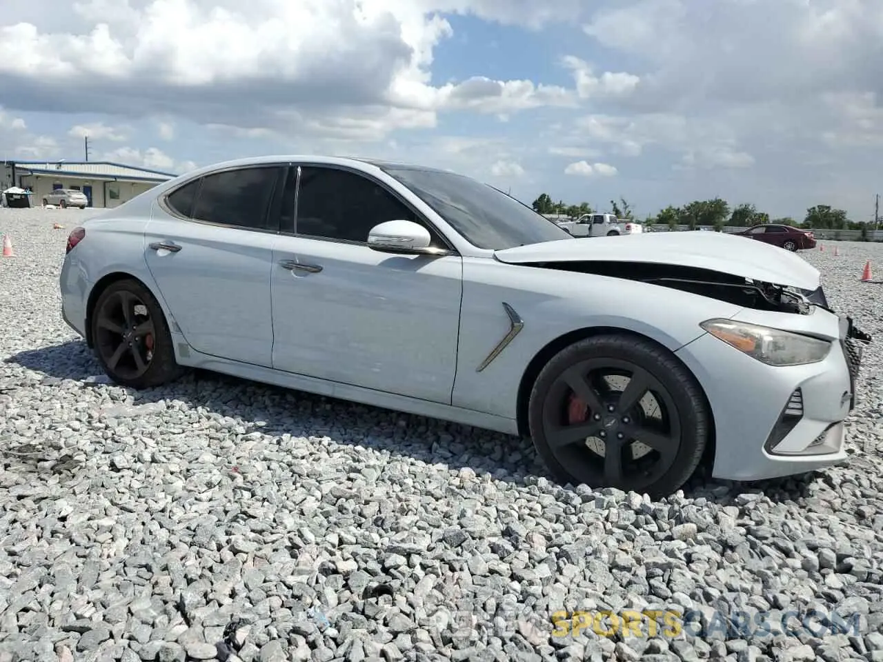 4 Photograph of a damaged car KMTG34LE7LU049070 GENESIS G70 2020