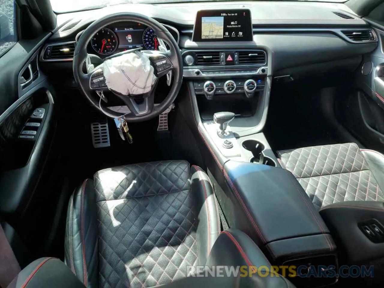 8 Photograph of a damaged car KMTG34LE7LU049070 GENESIS G70 2020