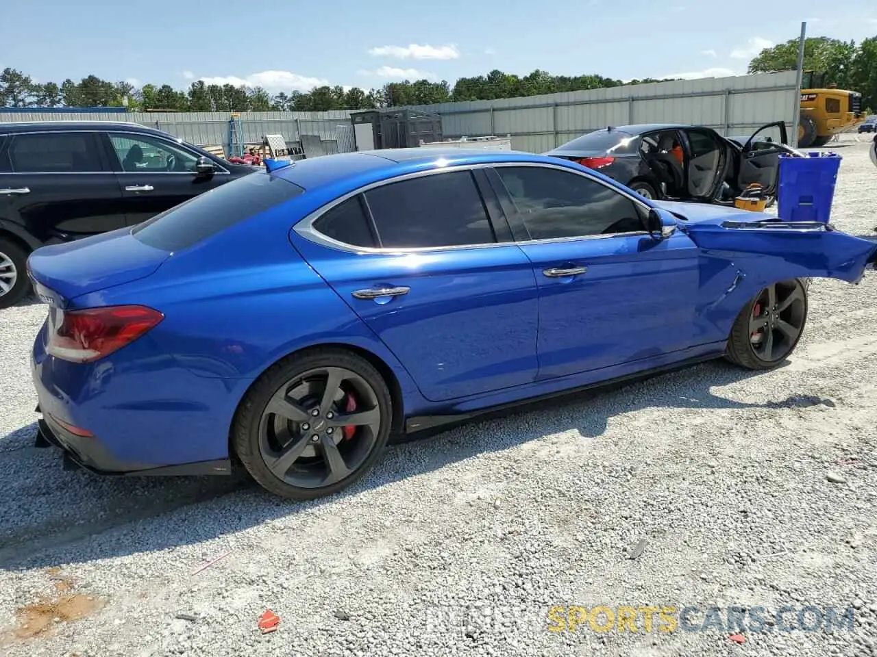 3 Photograph of a damaged car KMTG34LE7LU058061 GENESIS G70 2020