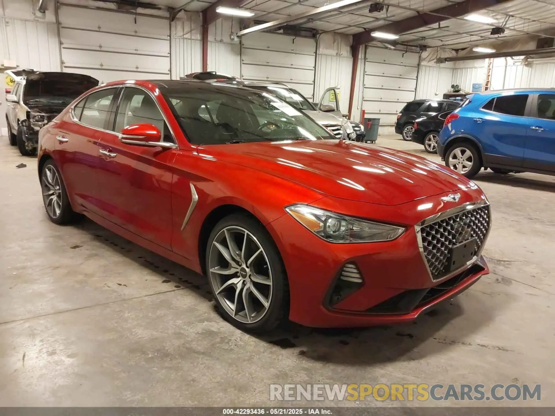 1 Photograph of a damaged car KMTG44LA3LU059816 GENESIS G70 2020
