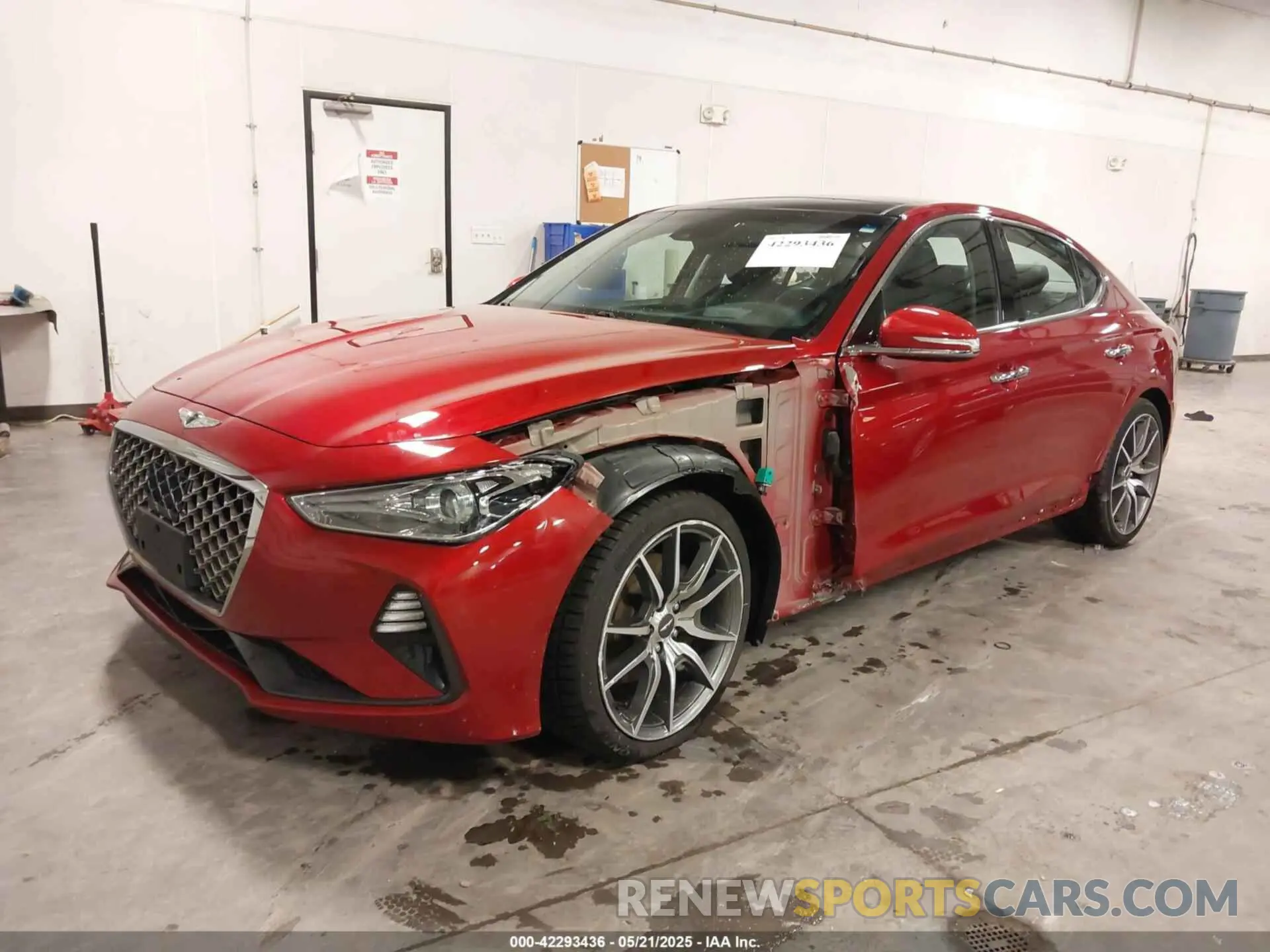 2 Photograph of a damaged car KMTG44LA3LU059816 GENESIS G70 2020