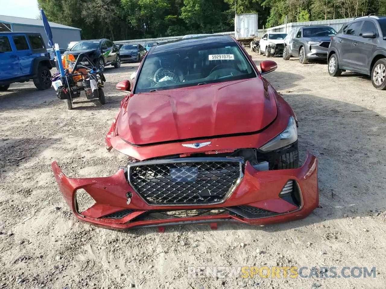 5 Photograph of a damaged car KMTG44LA6LU045375 GENESIS G70 2020