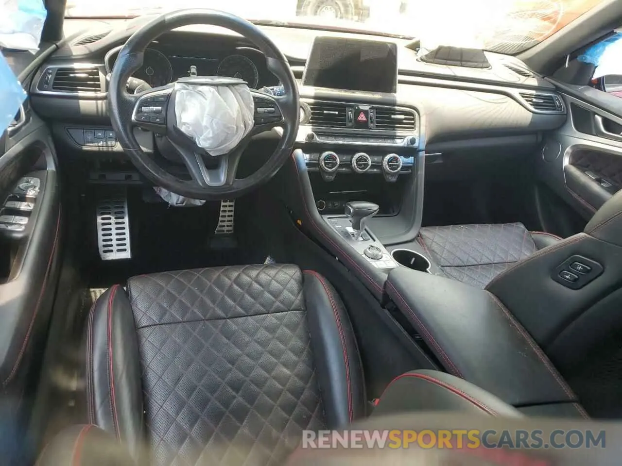 8 Photograph of a damaged car KMTG44LA6LU045375 GENESIS G70 2020