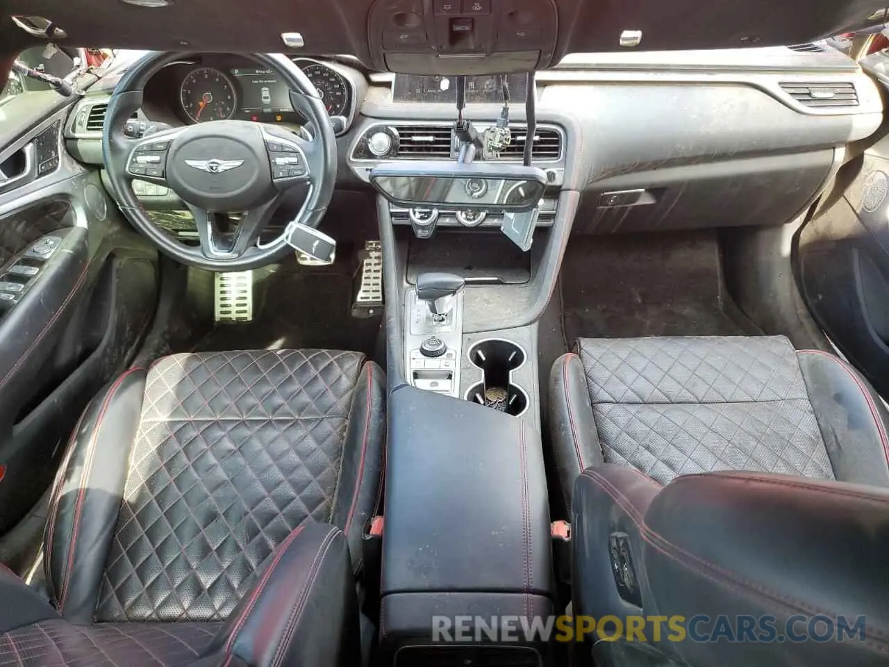 8 Photograph of a damaged car KMTG44LA8LU045233 GENESIS G70 2020