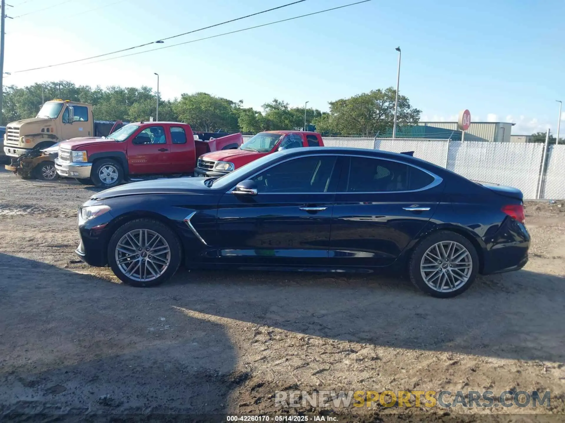14 Photograph of a damaged car KMTG64LA1LU062420 GENESIS G70 2020