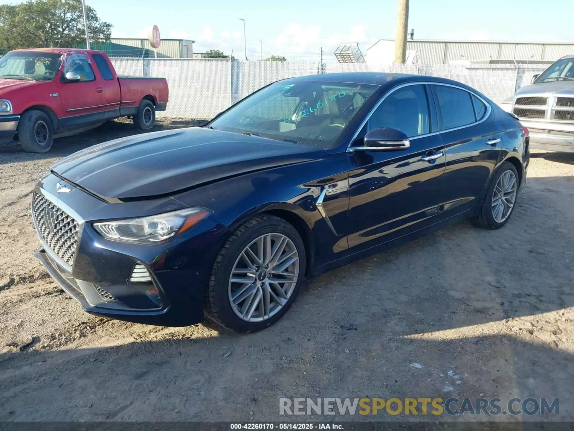 2 Photograph of a damaged car KMTG64LA1LU062420 GENESIS G70 2020