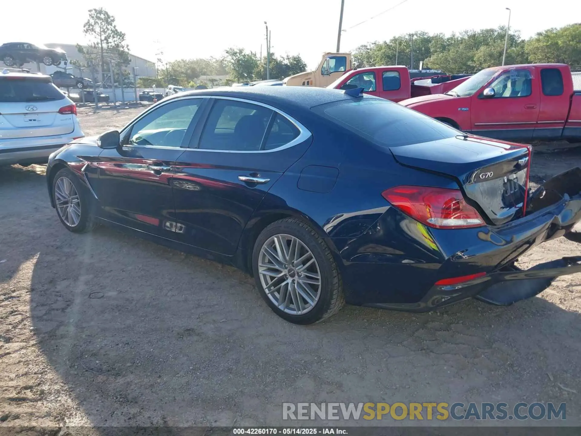3 Photograph of a damaged car KMTG64LA1LU062420 GENESIS G70 2020