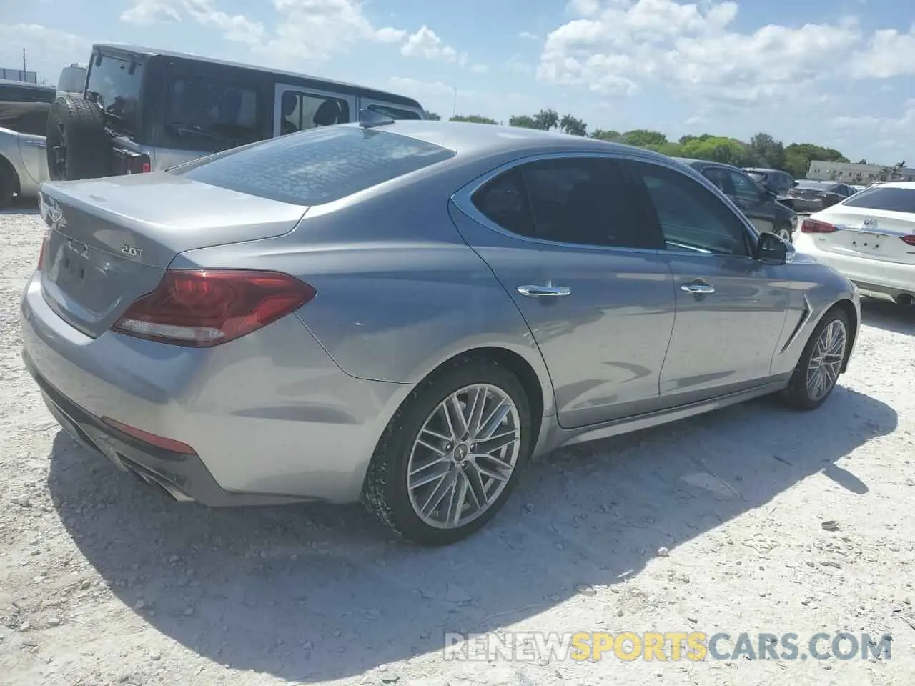 3 Photograph of a damaged car KMTG64LA2LU062426 GENESIS G70 2020