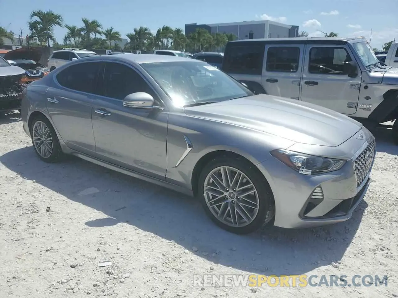 4 Photograph of a damaged car KMTG64LA2LU062426 GENESIS G70 2020