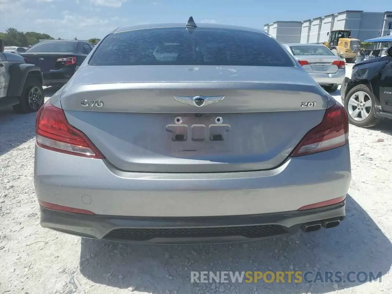 6 Photograph of a damaged car KMTG64LA2LU062426 GENESIS G70 2020