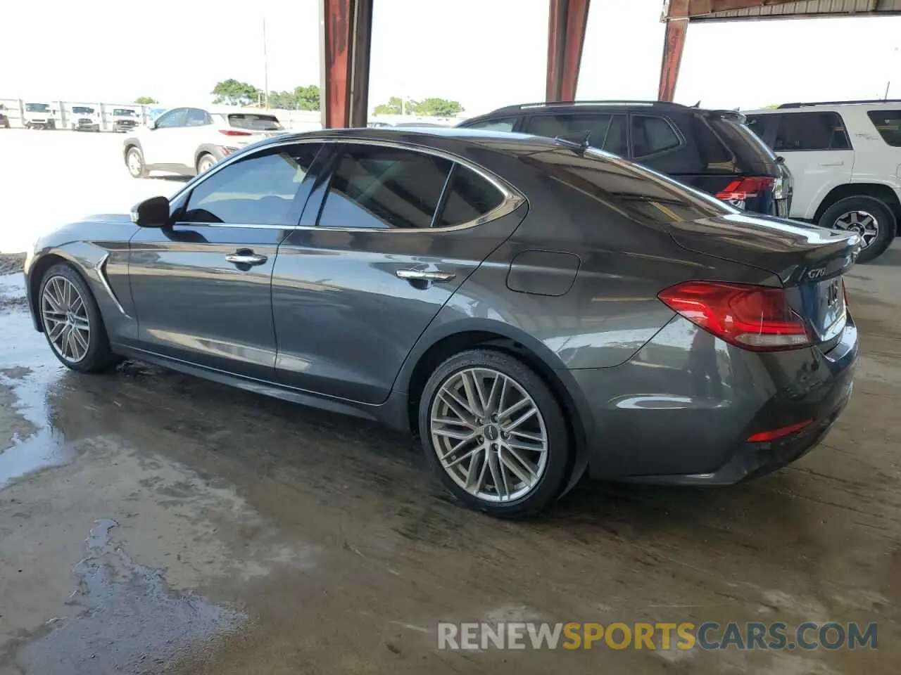 2 Photograph of a damaged car KMTG64LA5LU059925 GENESIS G70 2020