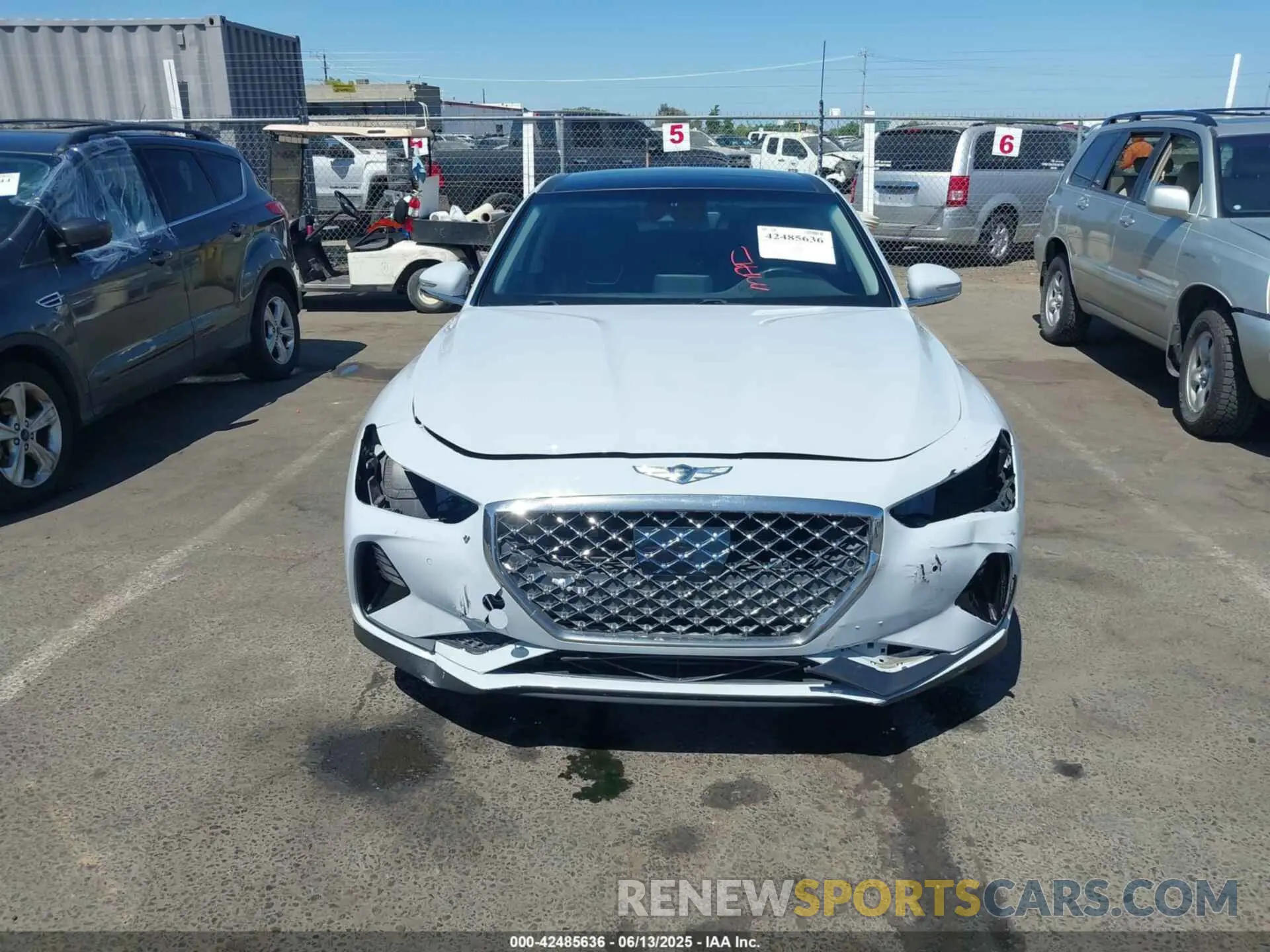 13 Photograph of a damaged car KMTG74LE2LU059669 GENESIS G70 2020