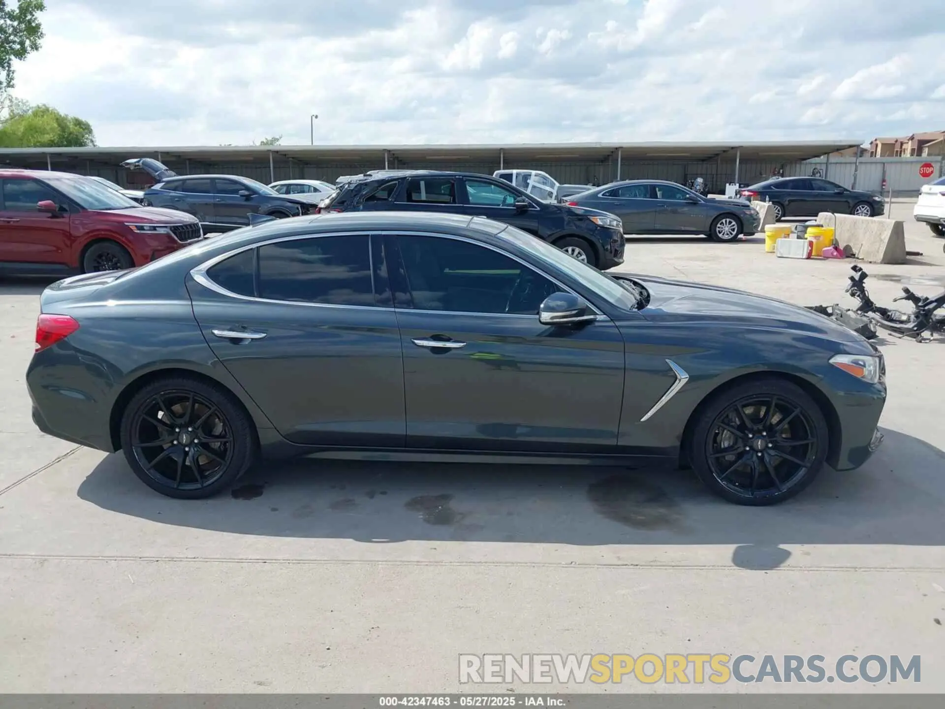 13 Photograph of a damaged car KMTG74LE8LU050250 GENESIS G70 2020