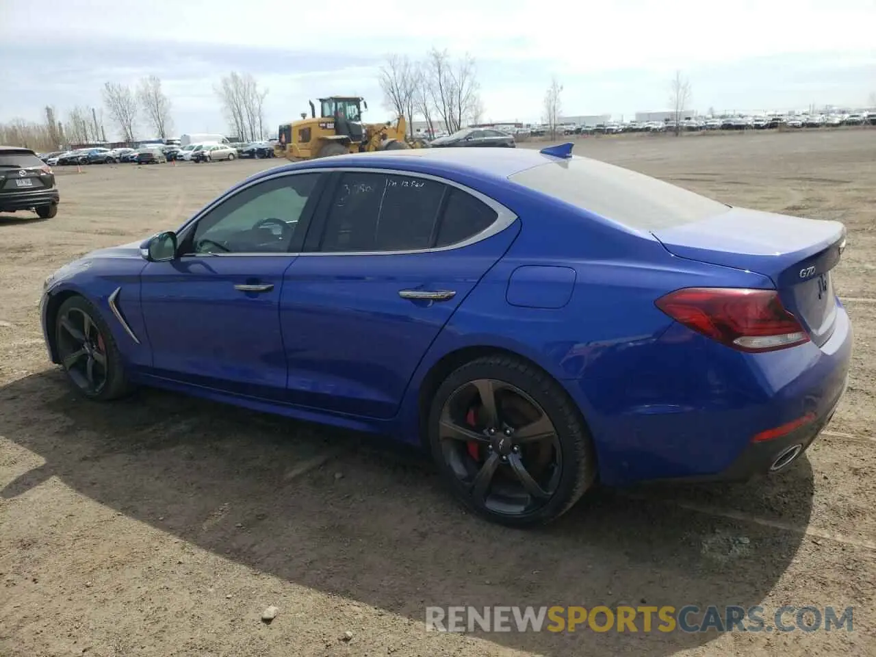 2 Photograph of a damaged car KMTG74LEXLU040965 GENESIS G70 2020