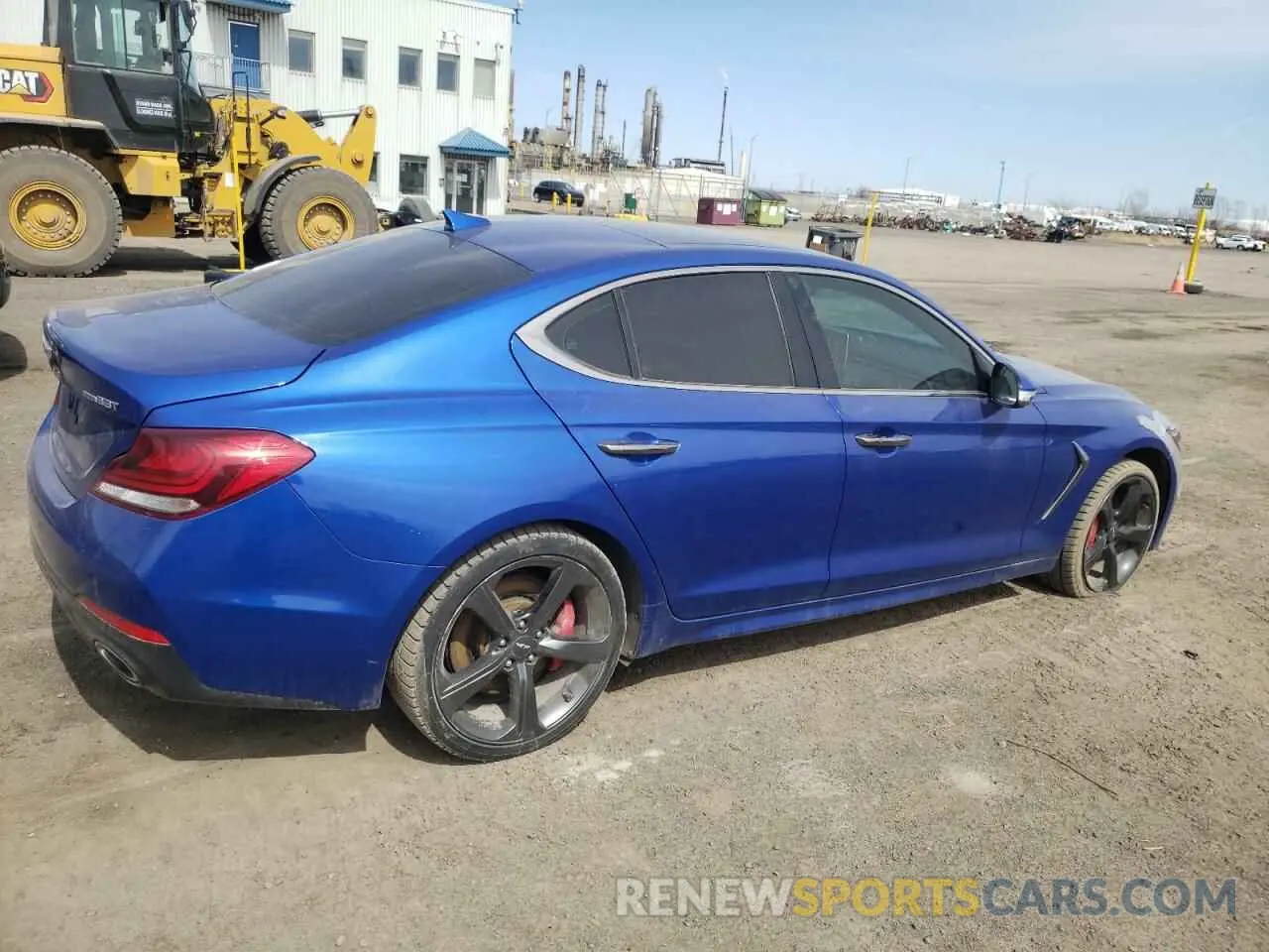 3 Photograph of a damaged car KMTG74LEXLU040965 GENESIS G70 2020