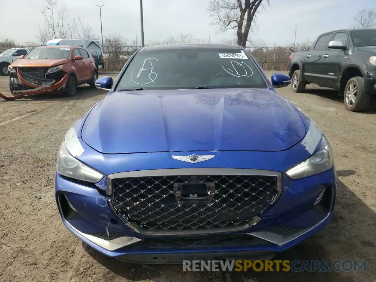5 Photograph of a damaged car KMTG74LEXLU040965 GENESIS G70 2020