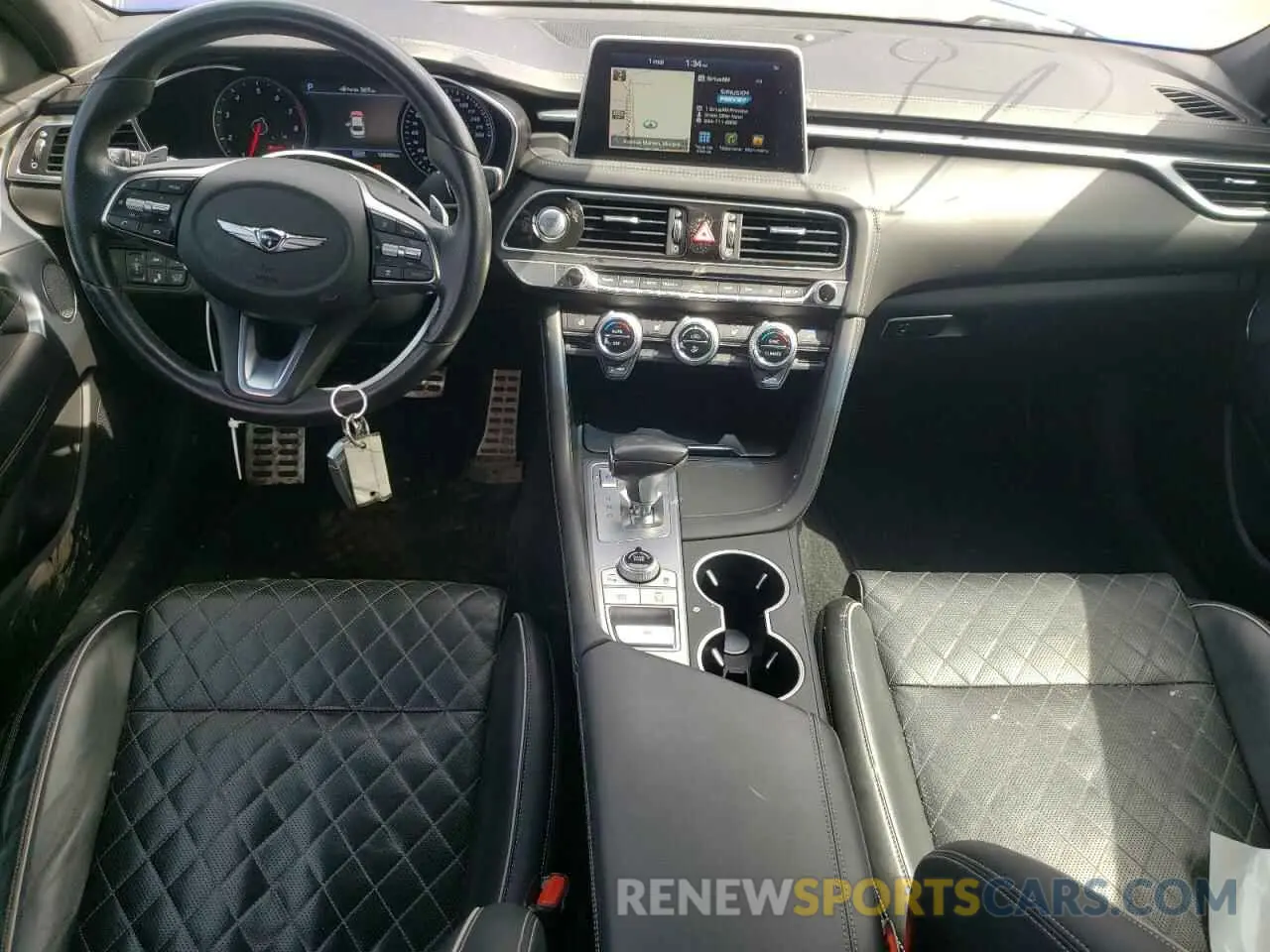 8 Photograph of a damaged car KMTG74LEXLU040965 GENESIS G70 2020