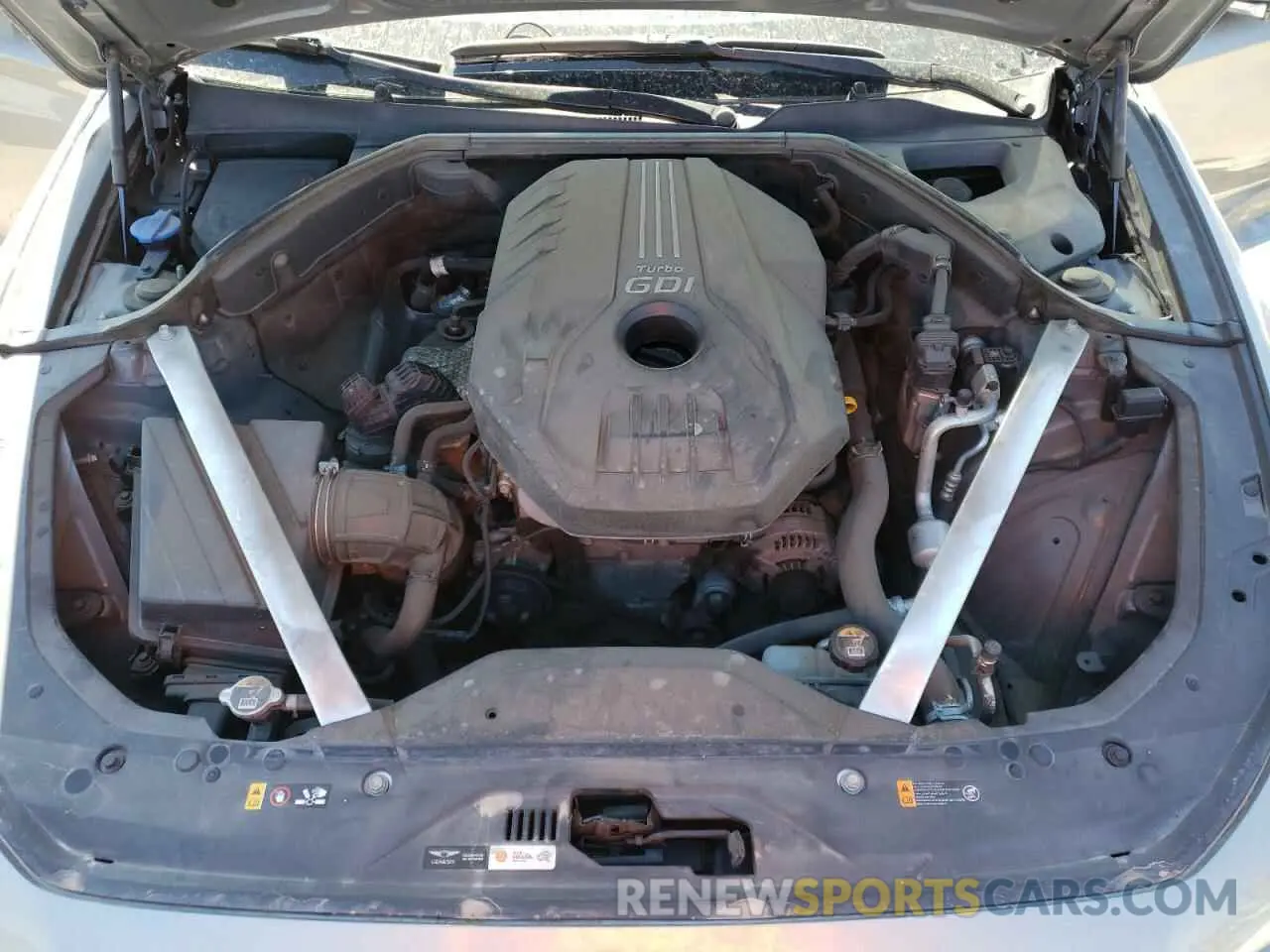 12 Photograph of a damaged car KMTG34LA1MU066977 GENESIS G70 2021