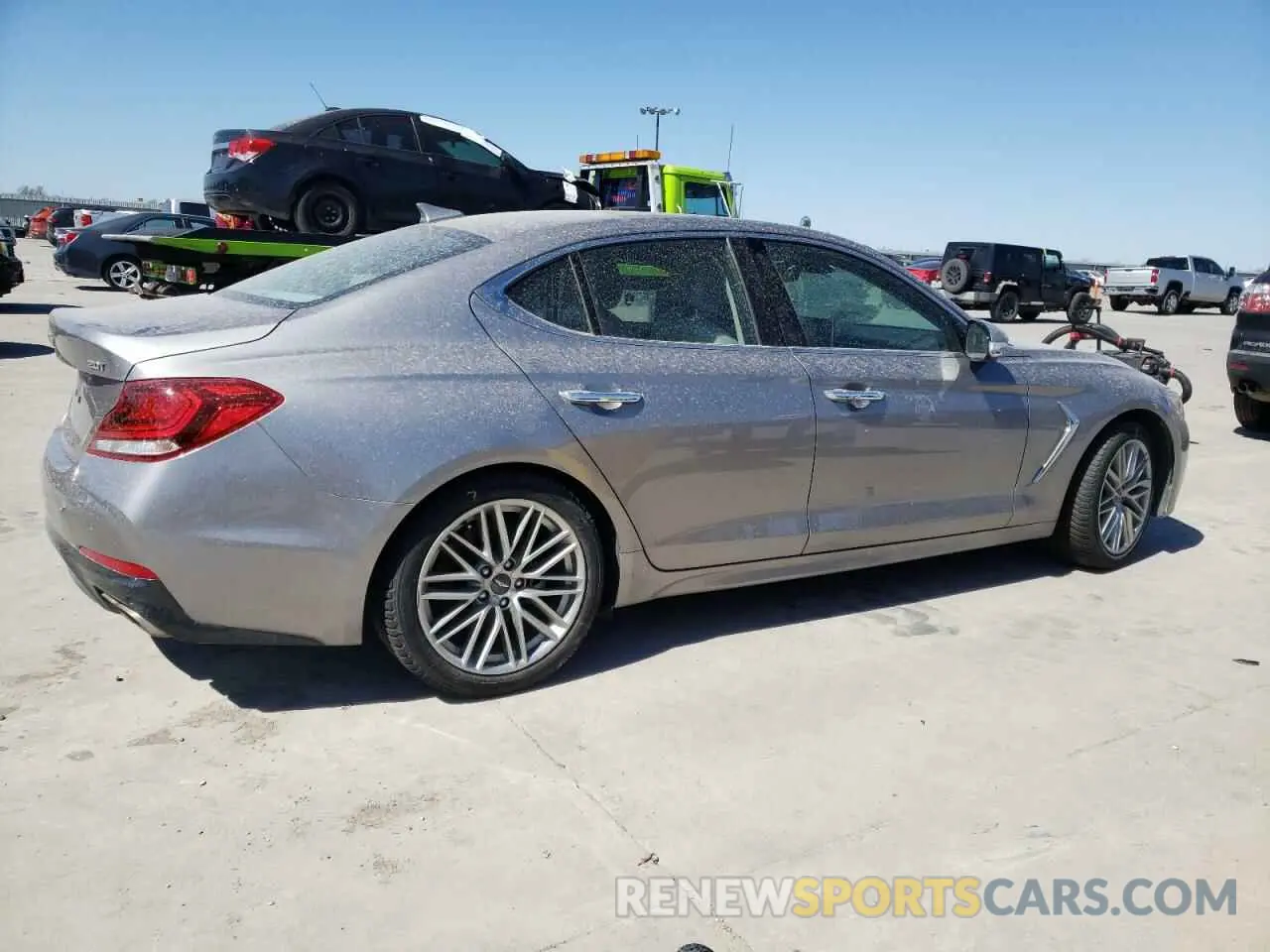 3 Photograph of a damaged car KMTG34LA1MU066977 GENESIS G70 2021