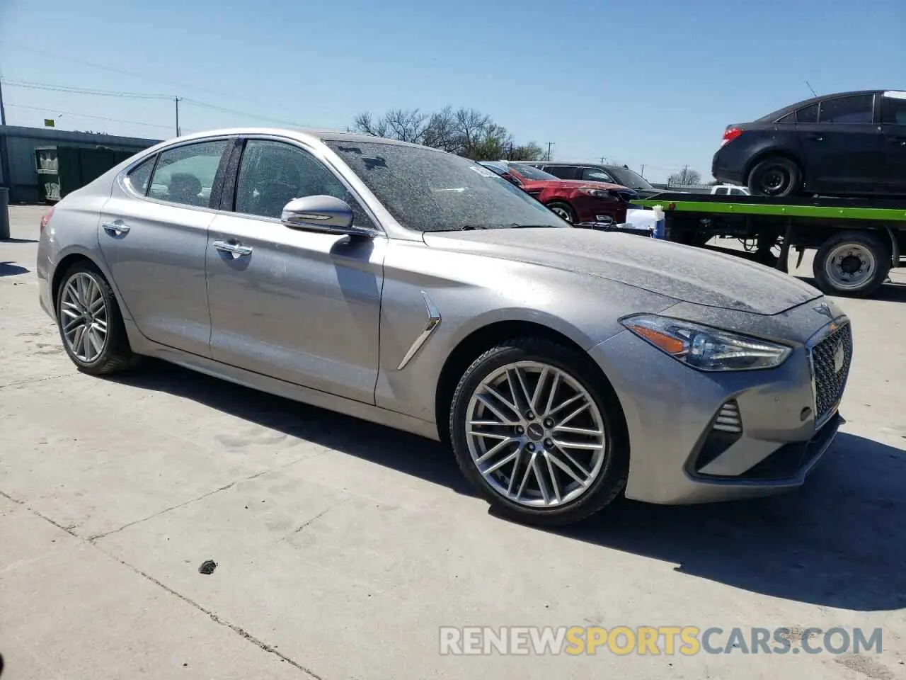 4 Photograph of a damaged car KMTG34LA1MU066977 GENESIS G70 2021