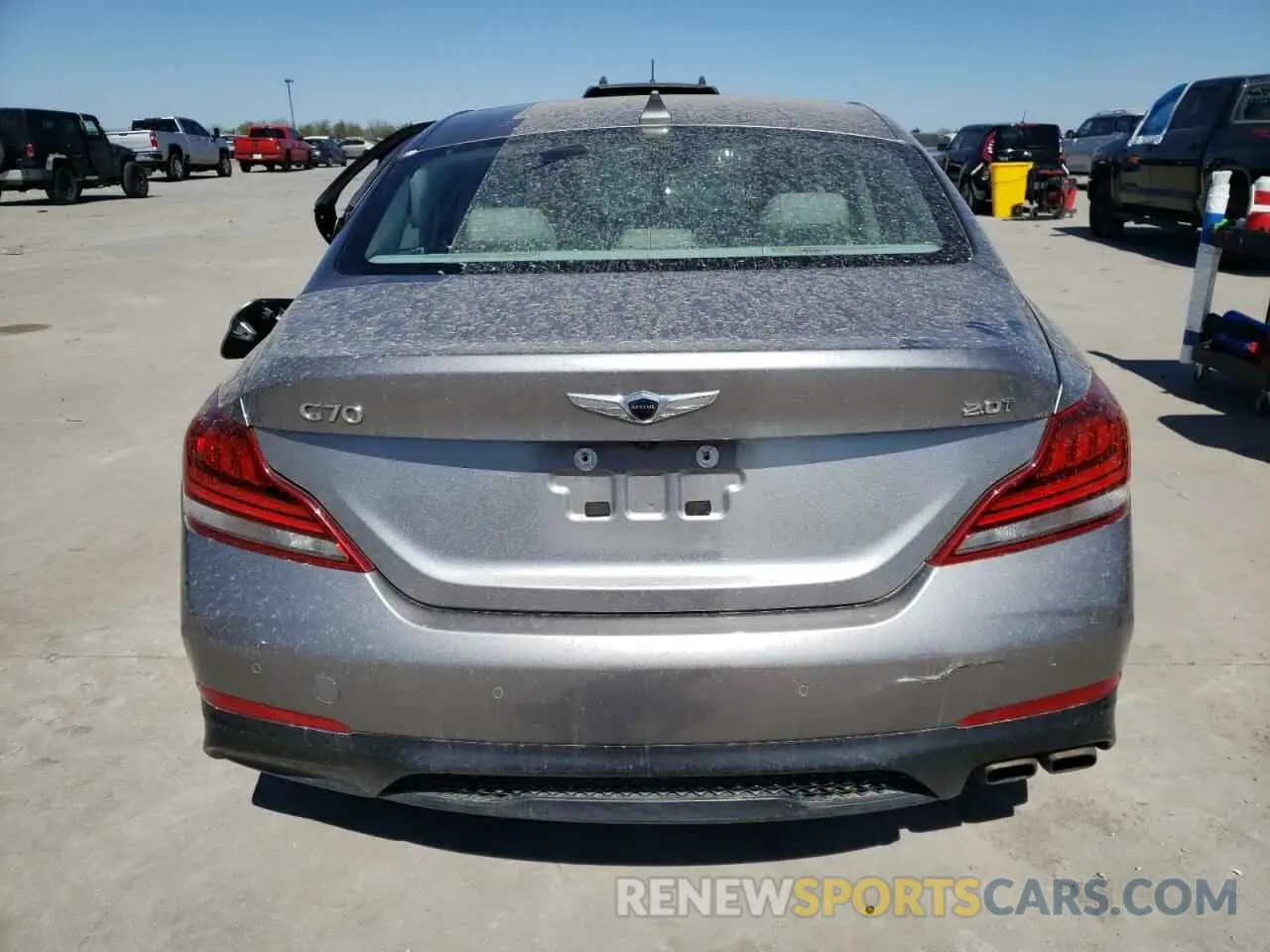 6 Photograph of a damaged car KMTG34LA1MU066977 GENESIS G70 2021