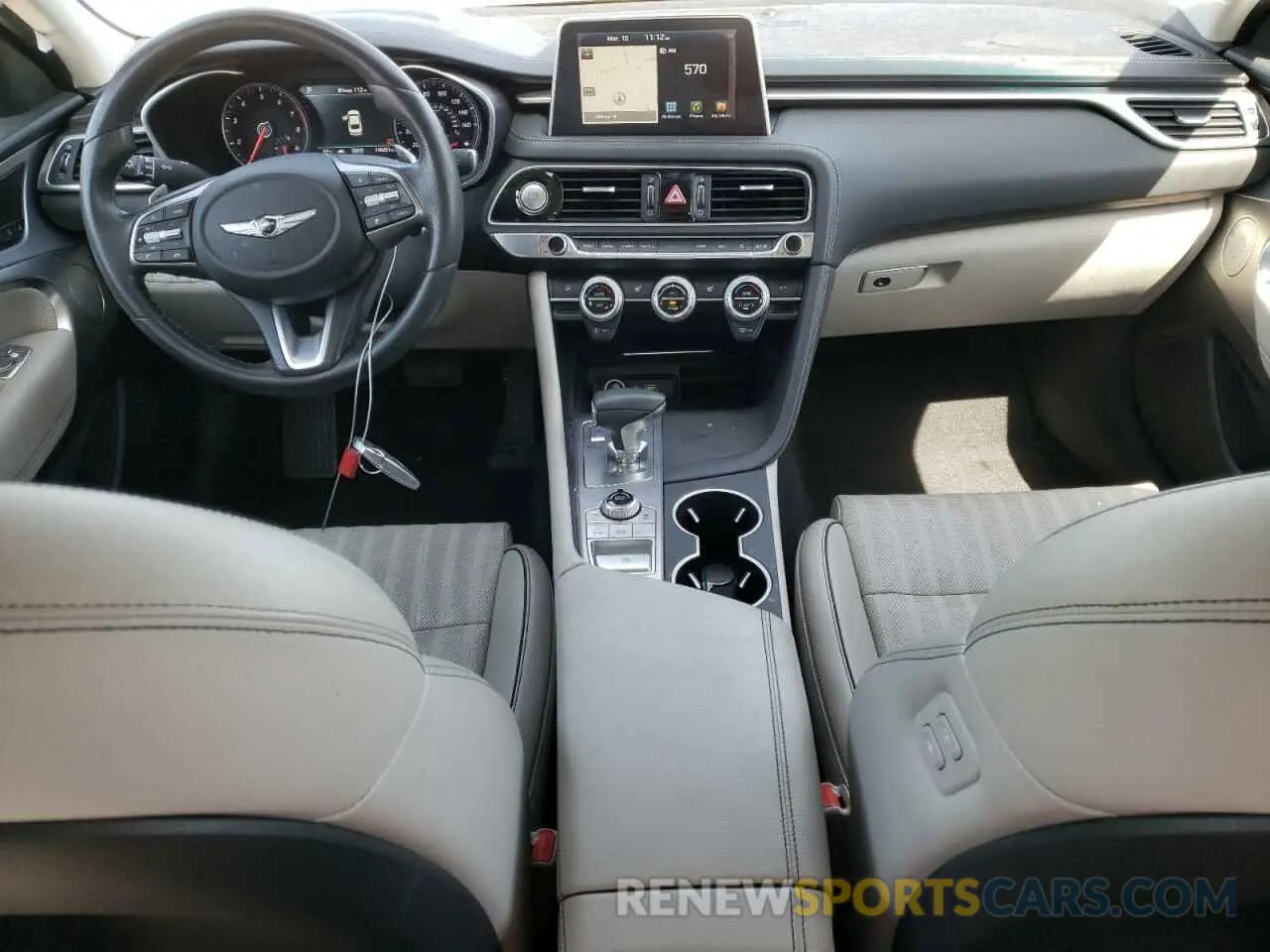 8 Photograph of a damaged car KMTG34LA1MU066977 GENESIS G70 2021