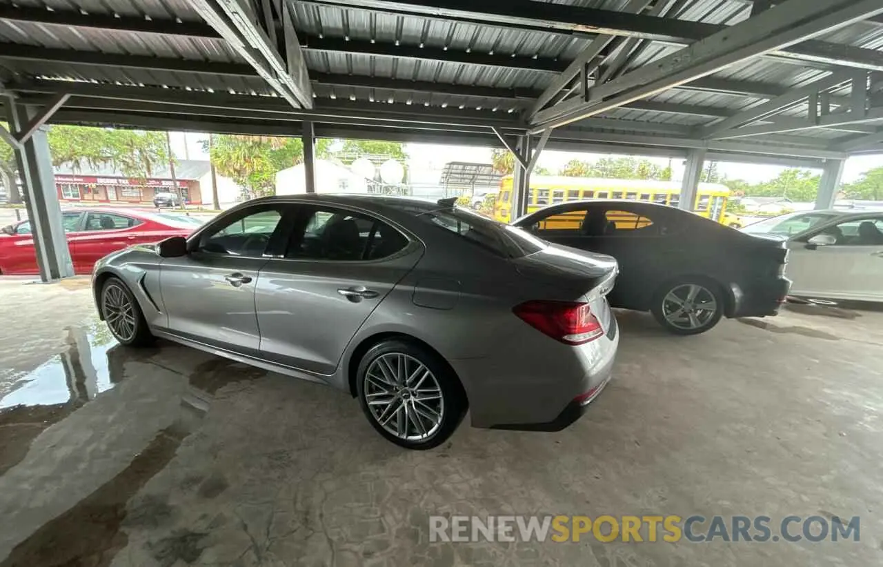 3 Photograph of a damaged car KMTG34LAXMU074866 GENESIS G70 2021