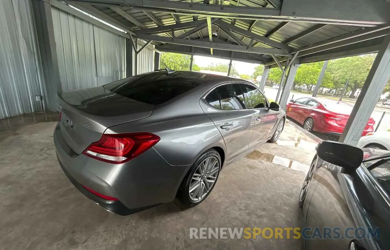 4 Photograph of a damaged car KMTG34LAXMU074866 GENESIS G70 2021