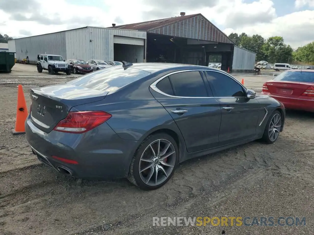 3 Photograph of a damaged car KMTG34LE2MU071155 GENESIS G70 2021