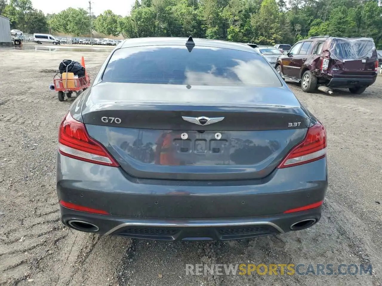 6 Photograph of a damaged car KMTG34LE2MU071155 GENESIS G70 2021