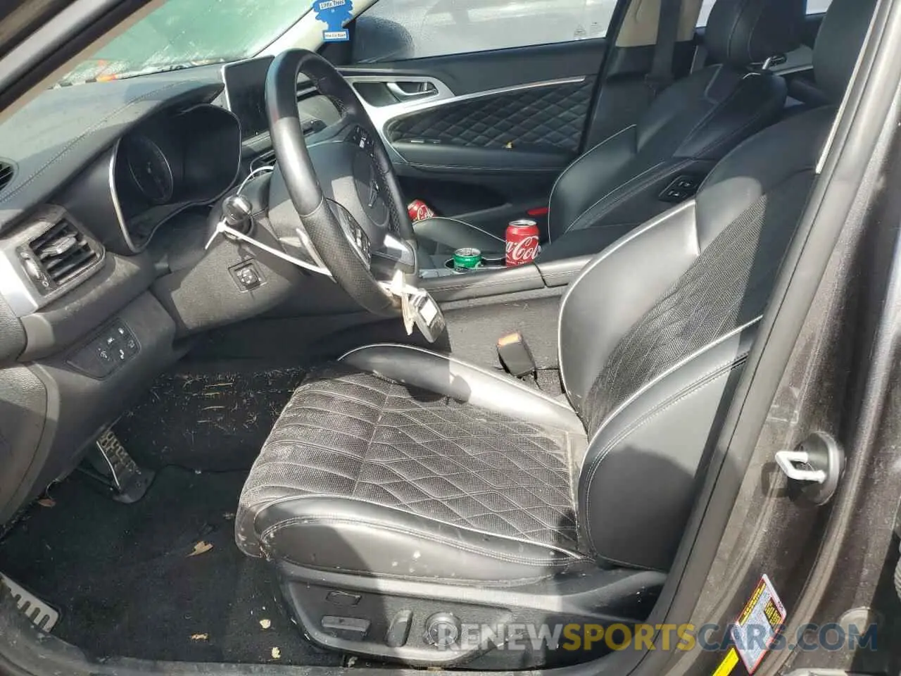 7 Photograph of a damaged car KMTG34LE2MU071155 GENESIS G70 2021