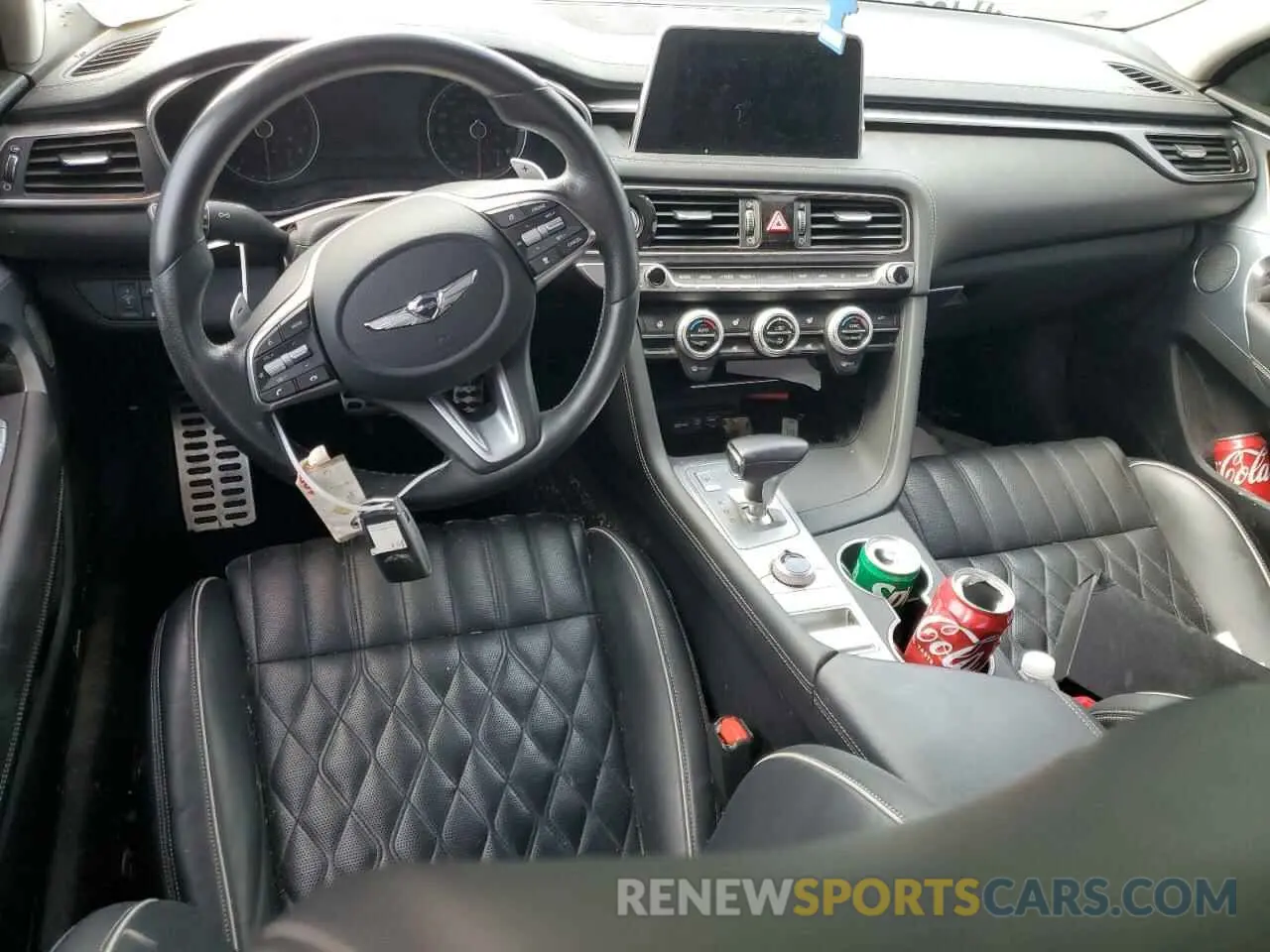 8 Photograph of a damaged car KMTG34LE2MU071155 GENESIS G70 2021
