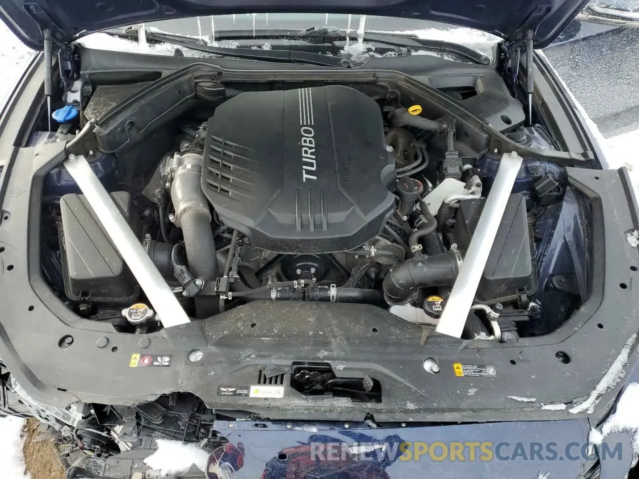 11 Photograph of a damaged car KMTG34LE3MU074503 GENESIS G70 2021