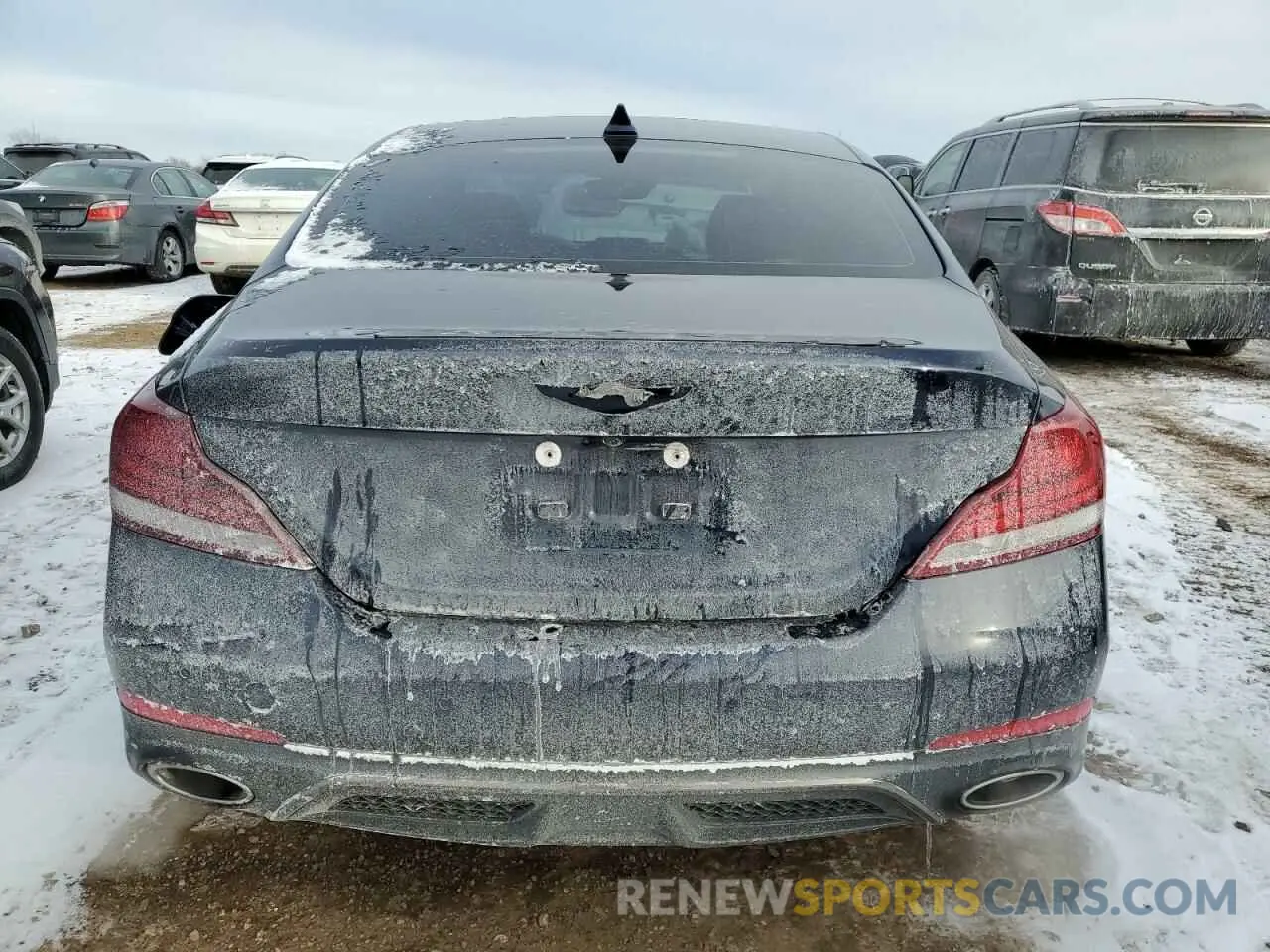 6 Photograph of a damaged car KMTG34LE3MU074503 GENESIS G70 2021