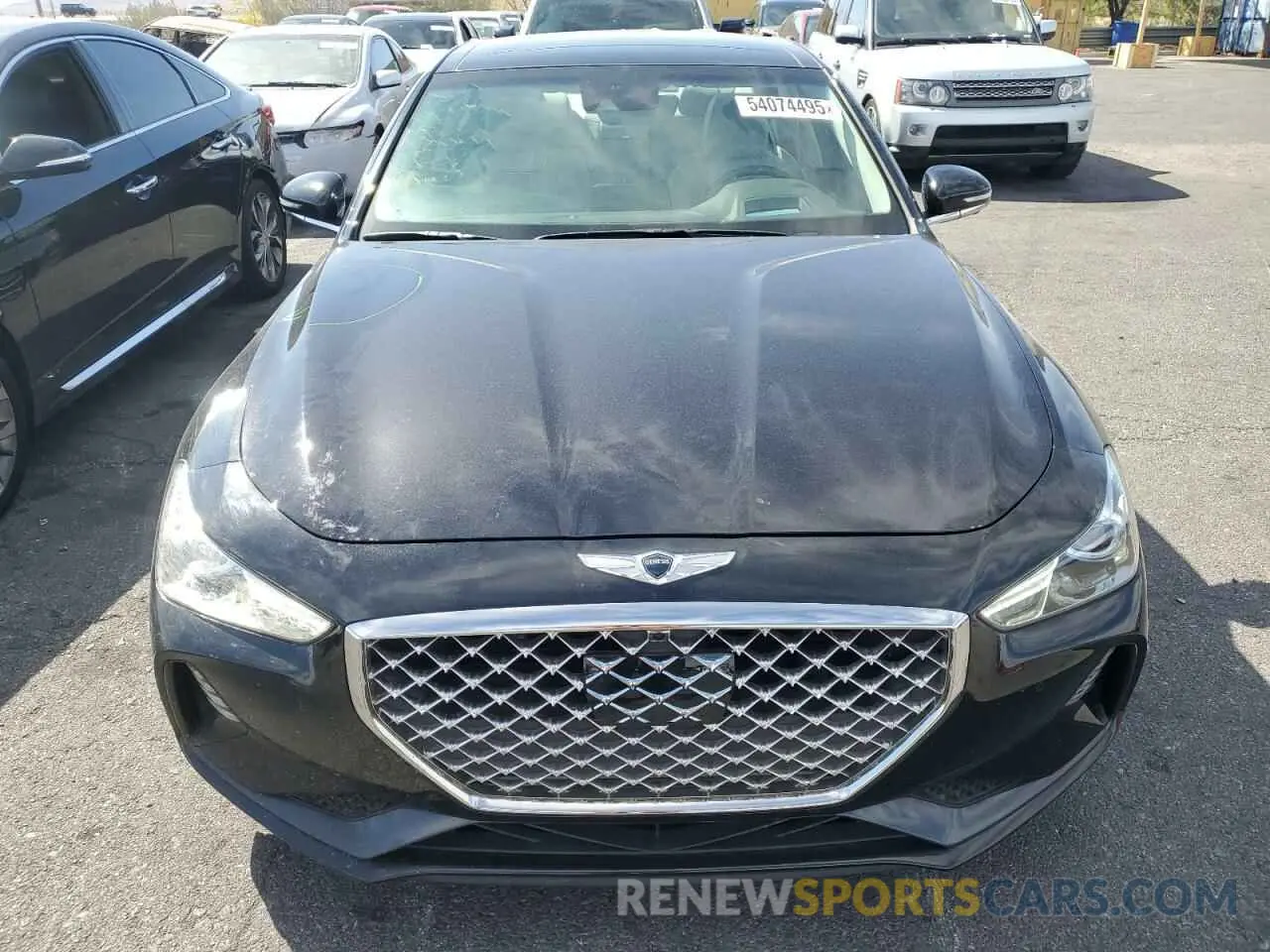 5 Photograph of a damaged car KMTG34LE7MU071166 GENESIS G70 2021