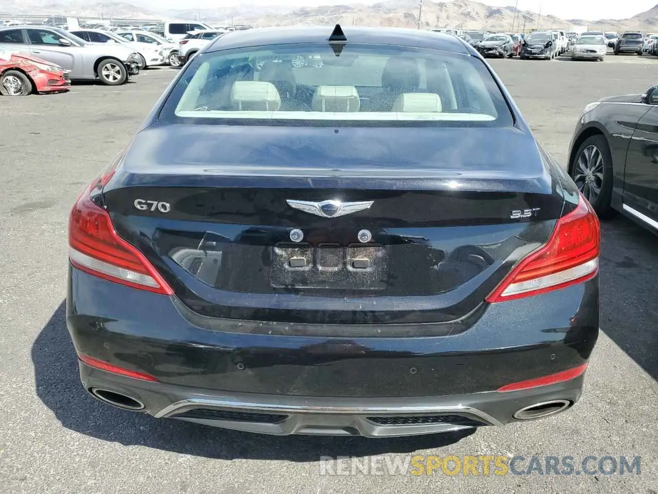 6 Photograph of a damaged car KMTG34LE7MU071166 GENESIS G70 2021