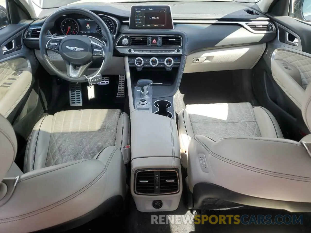 8 Photograph of a damaged car KMTG34LE7MU071166 GENESIS G70 2021