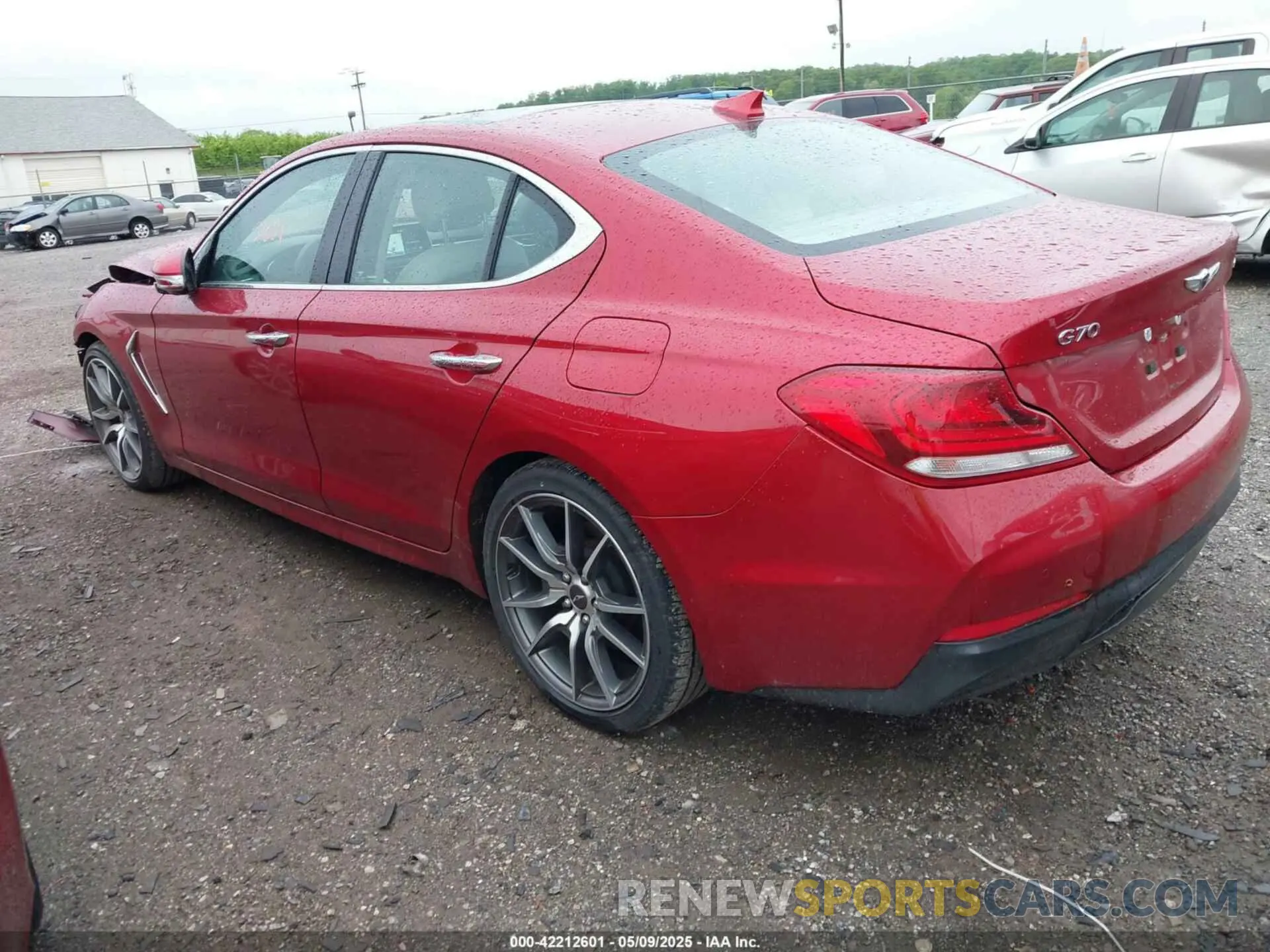 3 Photograph of a damaged car KMTG44LA0MU075456 GENESIS G70 2021